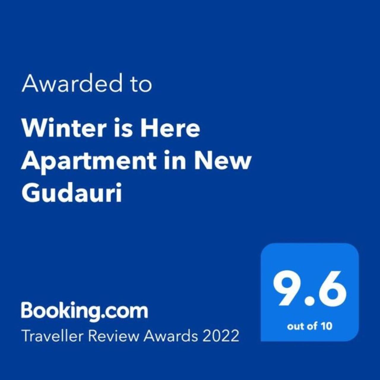 Winter Is Here Apartment In New Gudauri Dış mekan fotoğraf